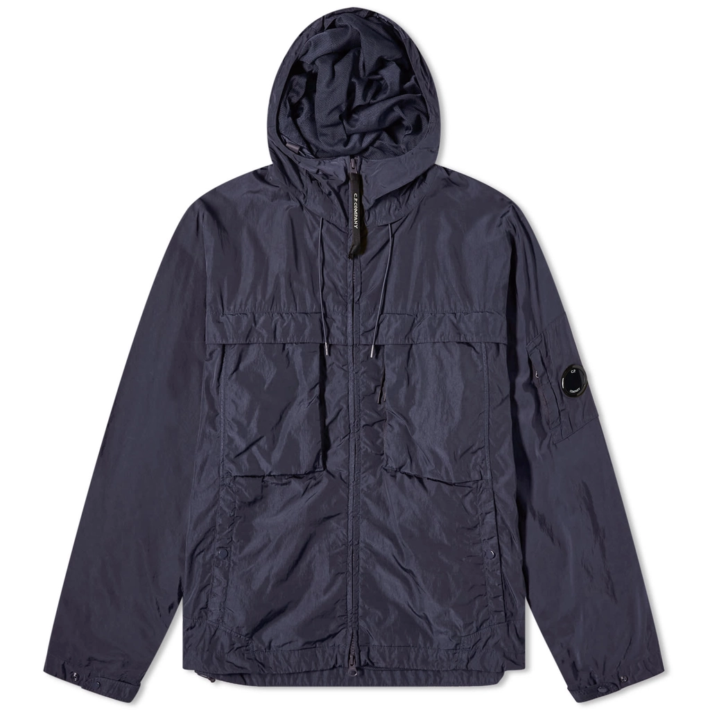 CP Company Men's Chrome-R Hooded Jacket Total Eclipse
